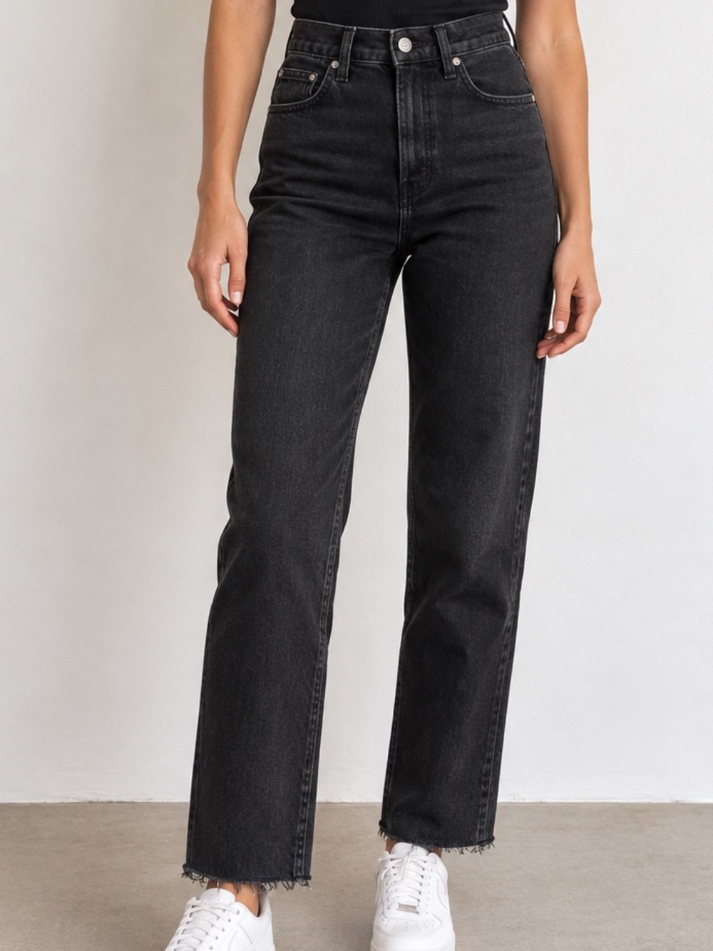 Madewell Black Mid Rise Perfect Vintage Jean 24